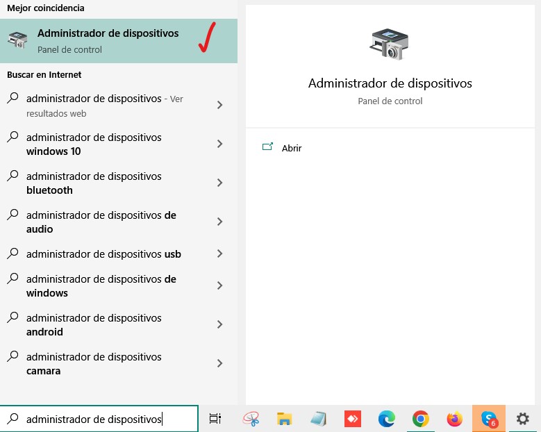 administrador de dispositivos infocomputer